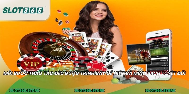 Mỗi bước thao tác đều được trình bày dễ hiểu và minh bạch tuyệt đối